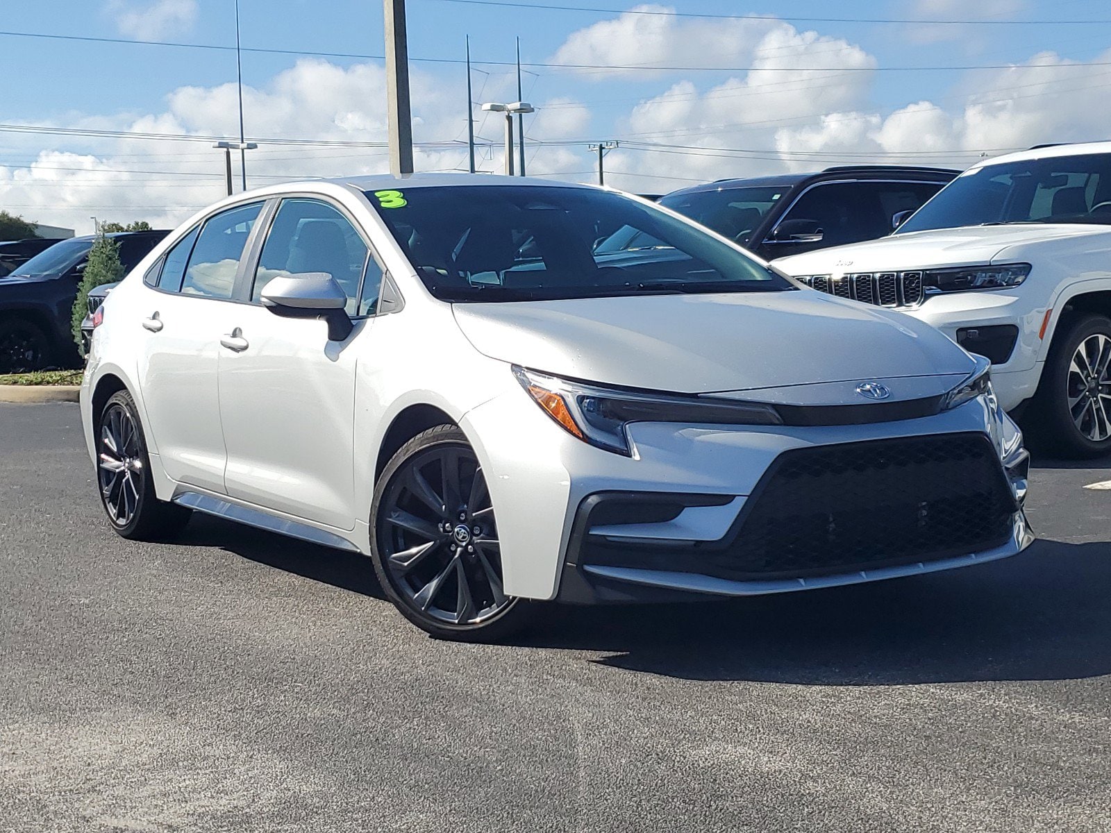 Used 2023 Toyota Corolla SE with VIN 5YFS4MCE3PP143102 for sale in Lakeland, FL