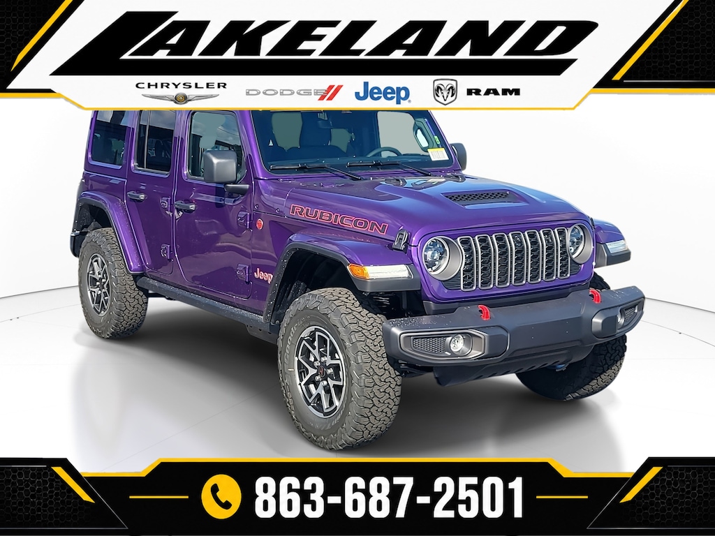 New 2026 Jeep Wrangler 4-DOOR RUBICON Sport Utility