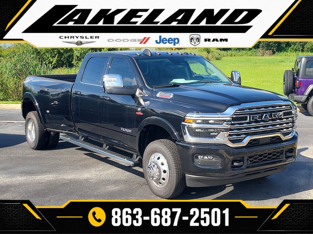 New 2026 Ram 3500 Limited Longhorn Crew Cab 4x4 8' Box Pickup