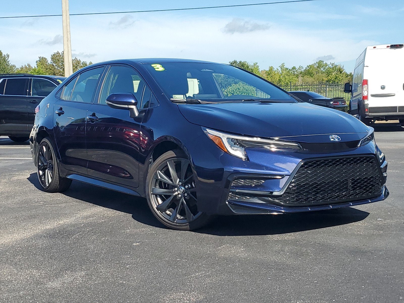 Used 2023 Toyota Corolla SE with VIN JTDS4MCE3PJ101209 for sale in Lakeland, FL