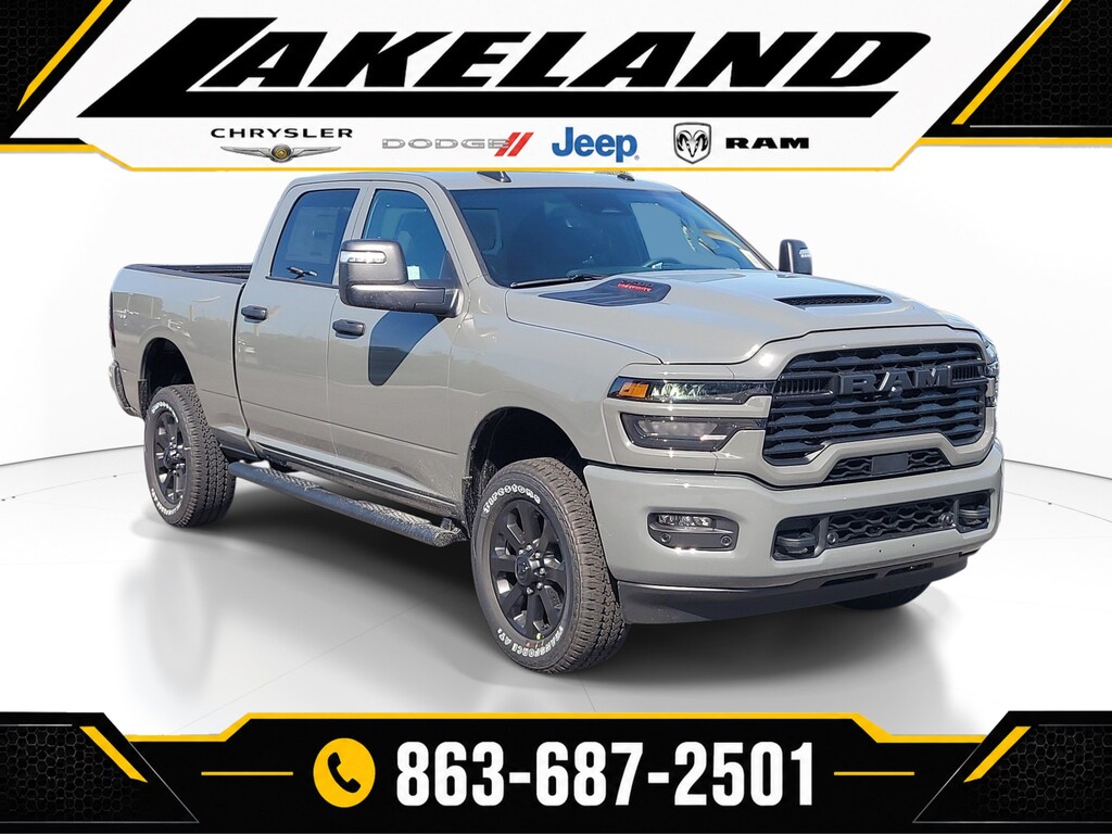 New 2026 Ram 2500 BLACK EXPRESS CREW CAB 4X4 6'4 BOX Pickup