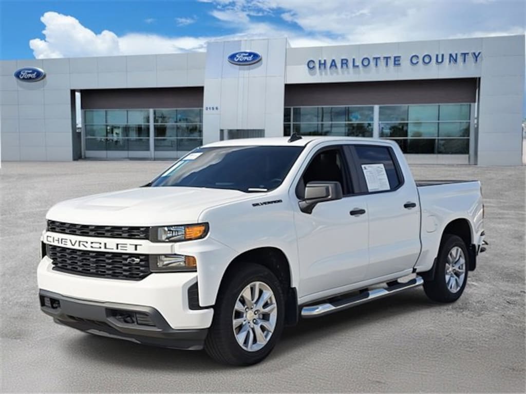 Used 2021 Chevrolet Silverado 1500 Custom Truck Crew Cab