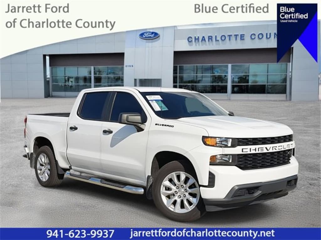 Used 2021 Chevrolet Silverado 1500 Custom Truck Crew Cab