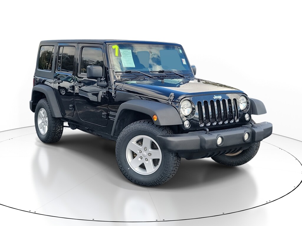 Used 2017 Jeep Wrangler JK Unlimited Sport 4x4 SUV