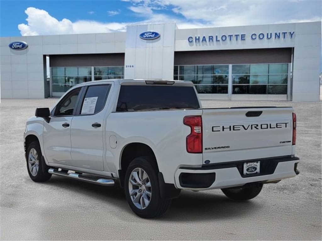 Used 2021 Chevrolet Silverado 1500 Custom Truck Crew Cab