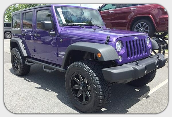 Jeep Wrangler Purple