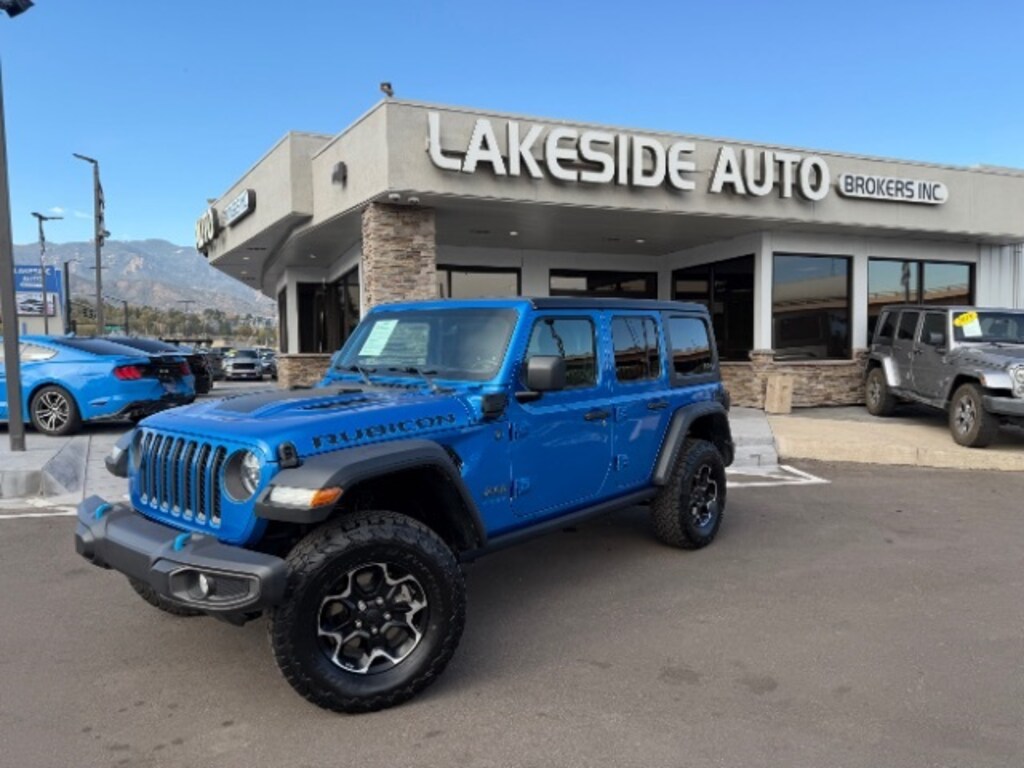 Used 2021 Jeep Wrangler Unlimited Rubicon 4xe SUV