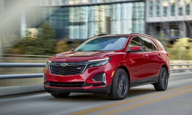 2022 Chevy Equinox exterior city bridge
