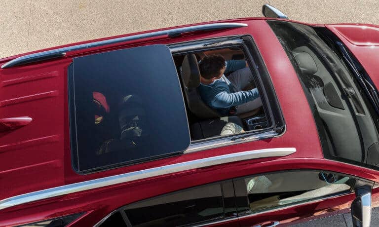 2021 Chevy Equinox exterior moon roof open