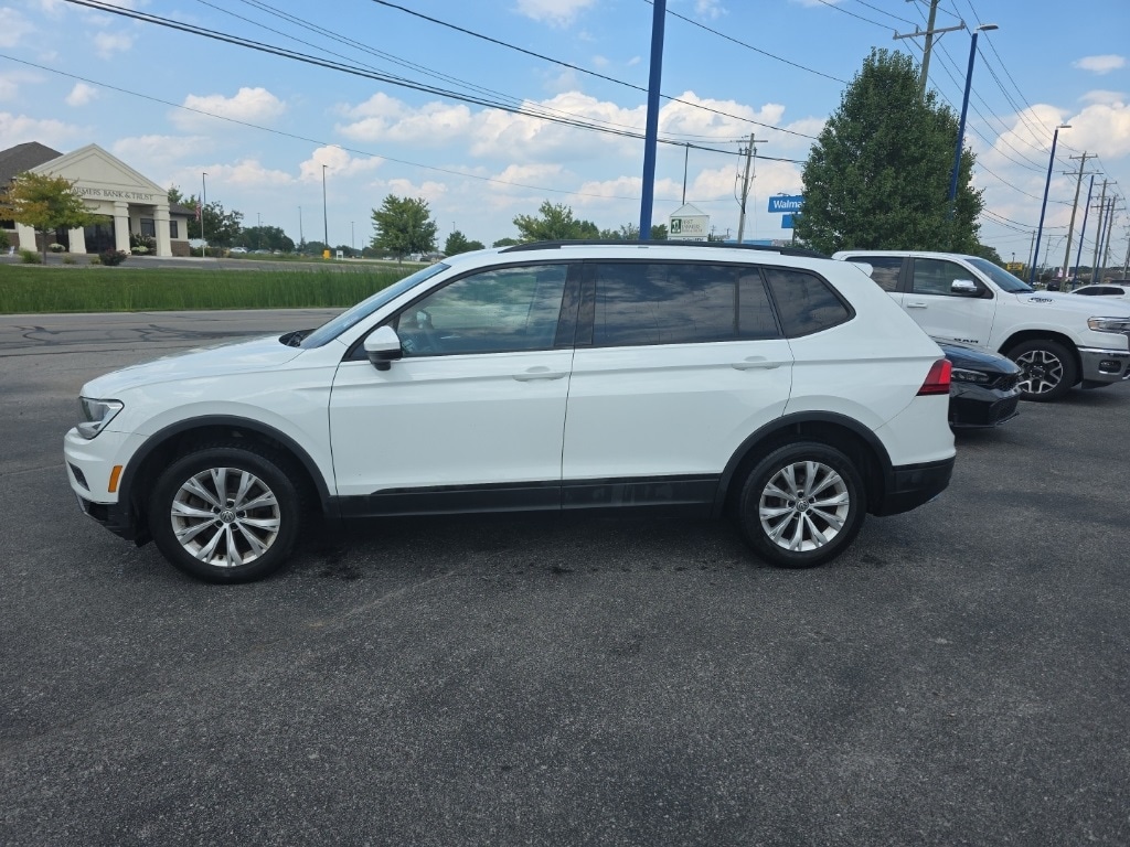 Used 2018 Volkswagen Tiguan S with VIN 3VV0B7AX0JM105121 for sale in Huntington, IN