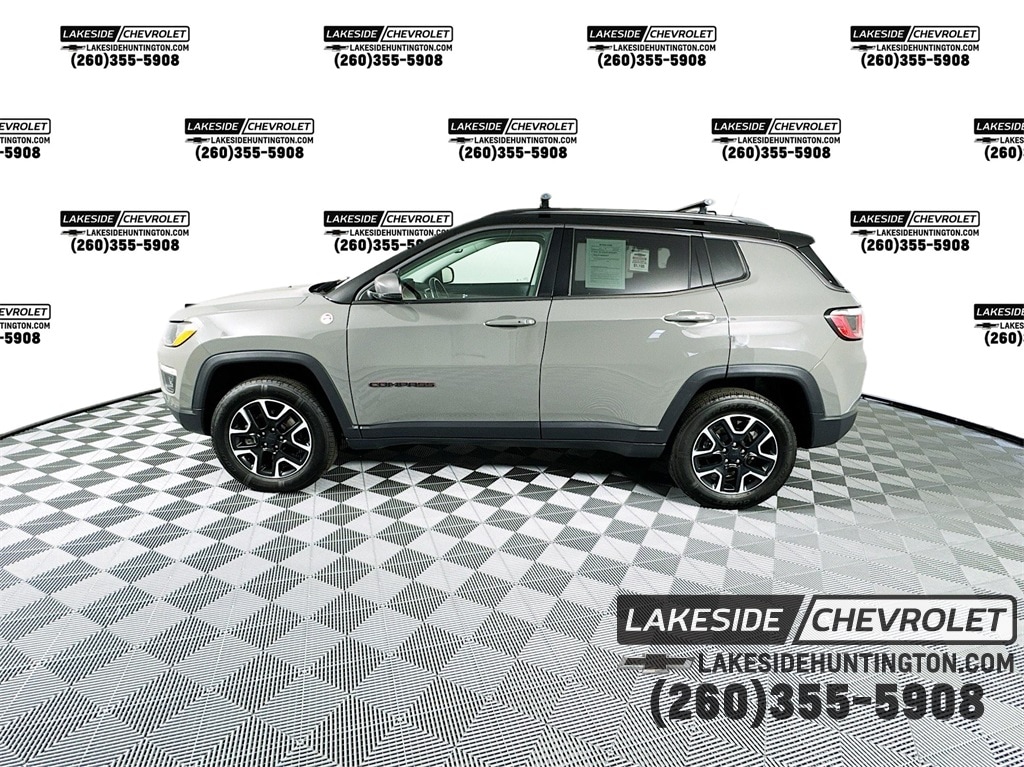 Used 2020 Jeep Compass Trailhawk with VIN 3C4NJDDB1LT162698 for sale in Huntington, IN