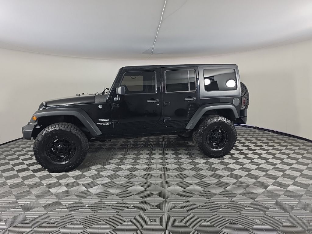Used 2018 Jeep Wrangler JK Unlimited Sport S with VIN 1C4BJWDG9JL837829 for sale in Huntington, IN