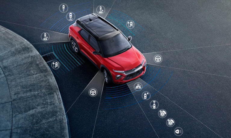 2023 Chevy Trailblazer exterior safety icons