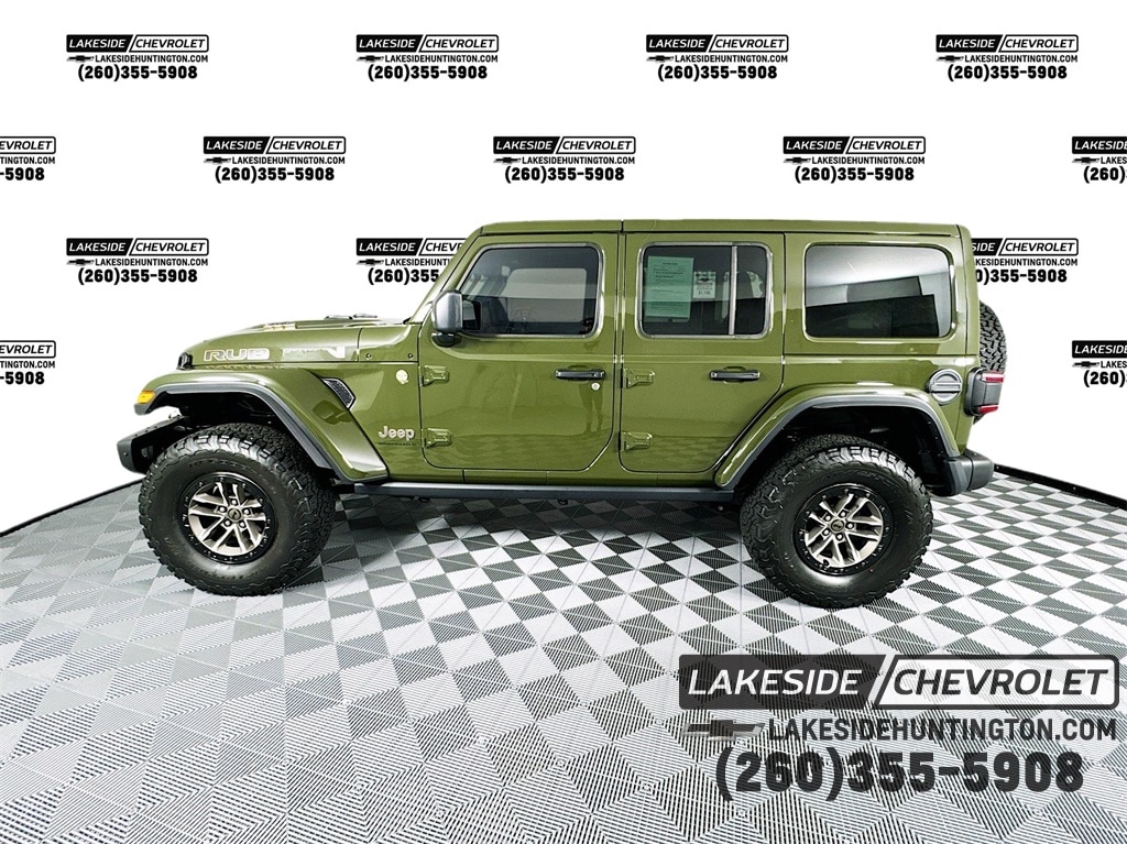 Used 2024 Jeep Wrangler 4-Door Rubicon 392 with VIN 1C4RJXSJ0RW101410 for sale in Huntington, IN