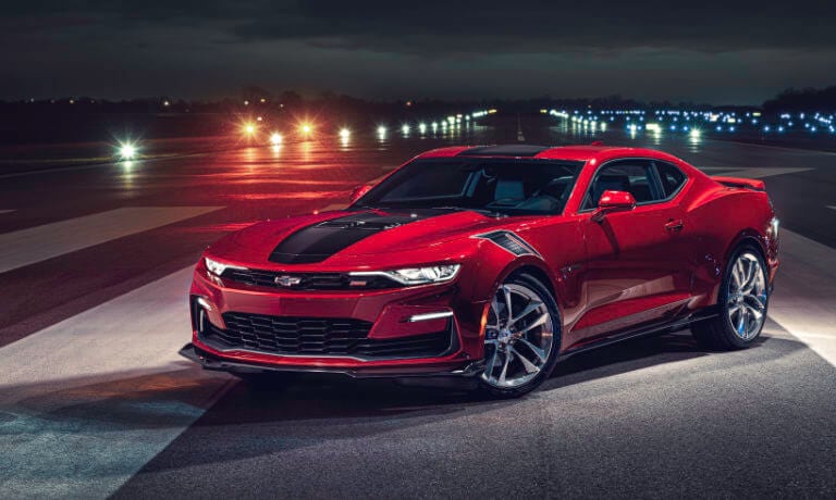 2023 Chevy Camaro exterior on runway