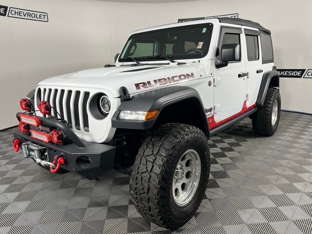 Used 2020 Jeep Wrangler Unlimited Rubicon with VIN 1C4HJXFG9LW104498 for sale in Warsaw, IN