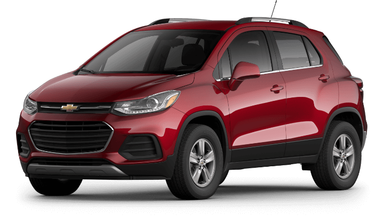 2021 Chevy Trax LT in red exterior