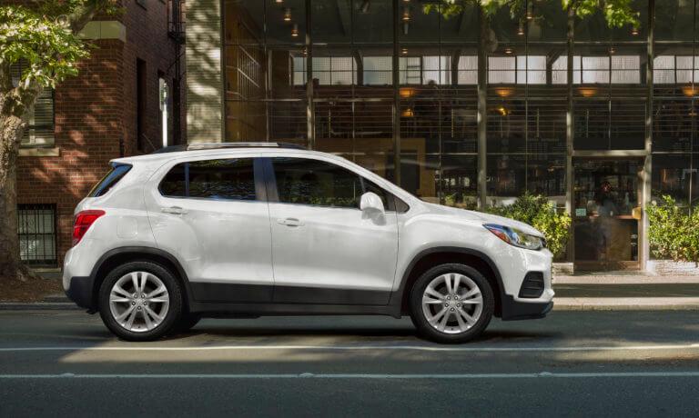 2021 Chevy Trax in white exterior