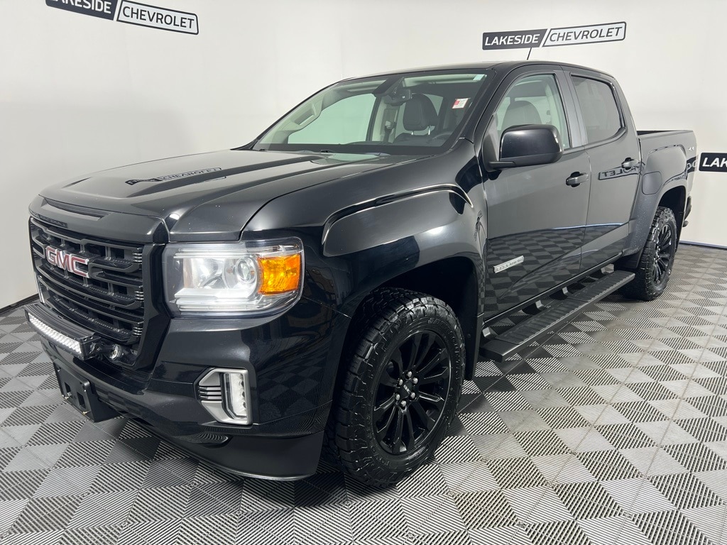 Used 2021 GMC Canyon Elevation with VIN 1GTG6CEN2M1216399 for sale in Warsaw, IN