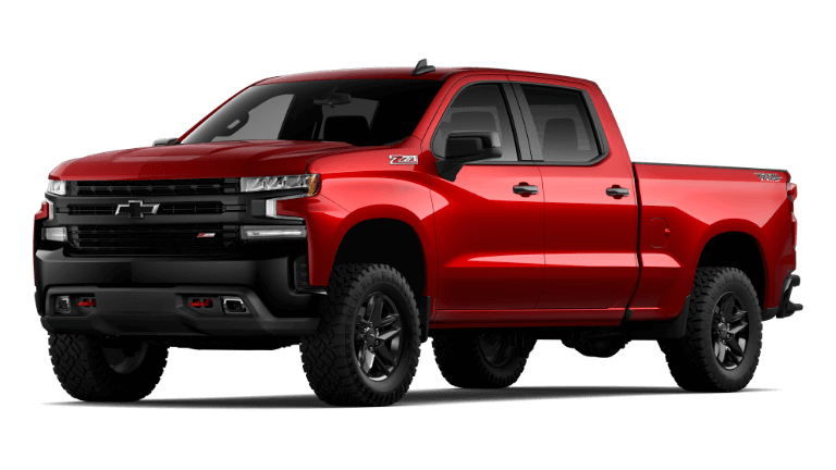 2022 Chevrolet Silverado 1500 LTD LT Trail Boss in Cherry Red exterior