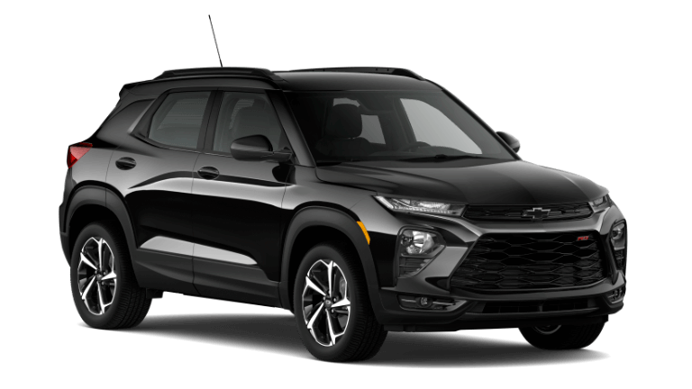 2022 Chevy Trailblazer RS in Mosaic Black exterior