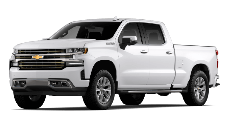 2022 Chevy Silverado 1500 LTD High Country in Iridescent Pearl exterior