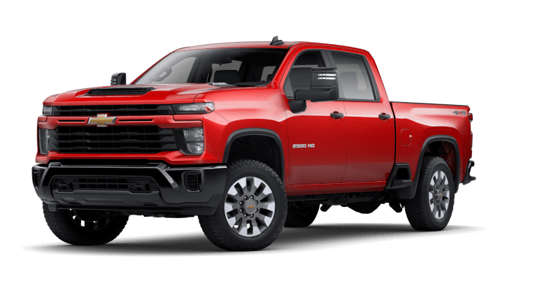 2026 Chevy Silverado 2500 HD Custom in RedHot
