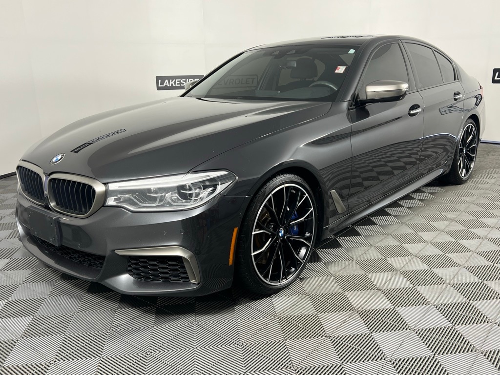 Used 2018 BMW 5 Series M550i with VIN WBAJB9C51JB050161 for sale in Warsaw, IN
