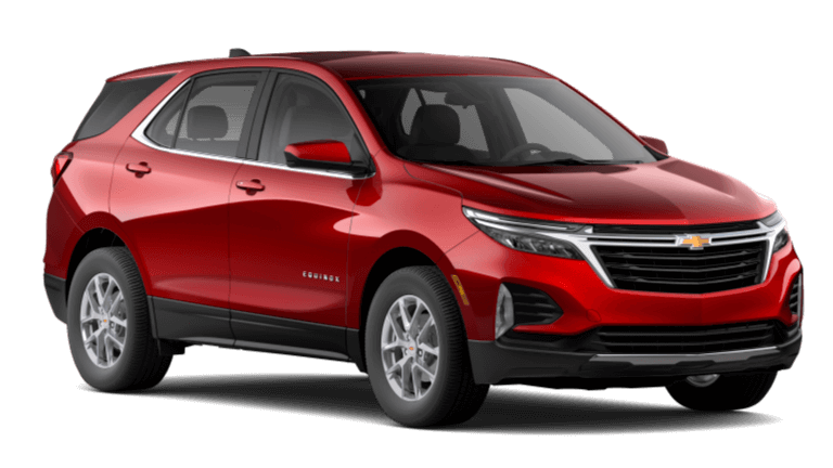 2022 Chevy Equinox LT in Cherry Red exterior