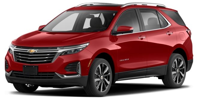 2022 Chevy Equinox RS in Cherry Red Tintcoat exterior