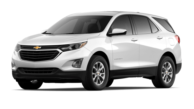 Chevy Equinox SUV in white exterior