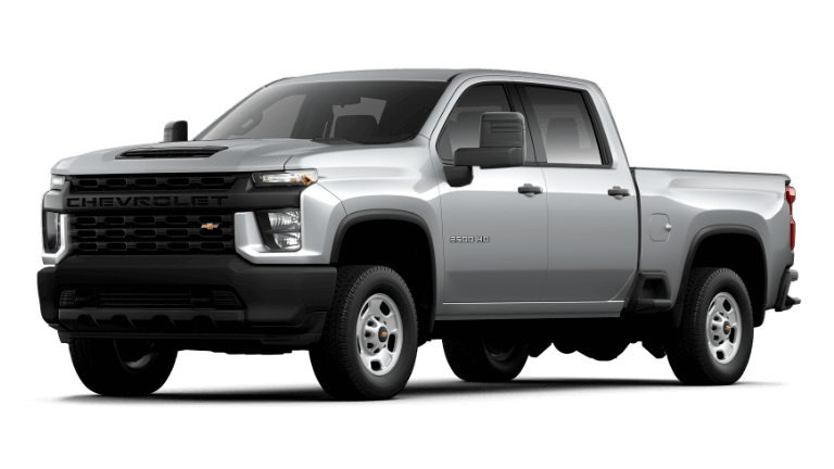 2022 Chevrolet Silverado 2500 HD WT in Silver Ice color