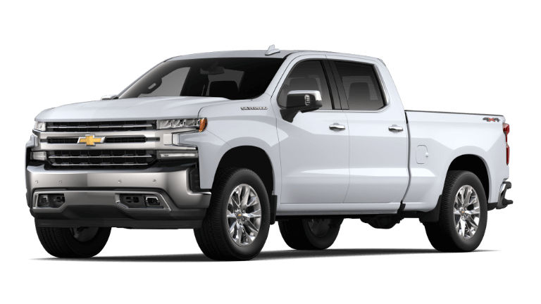 2022 Chevy Silverado 1500 LTZ in Summit White exterior