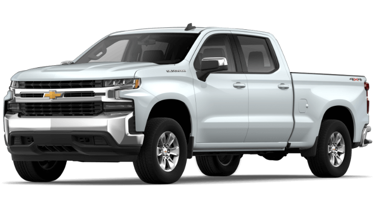 Silverado 1500 in white exterior