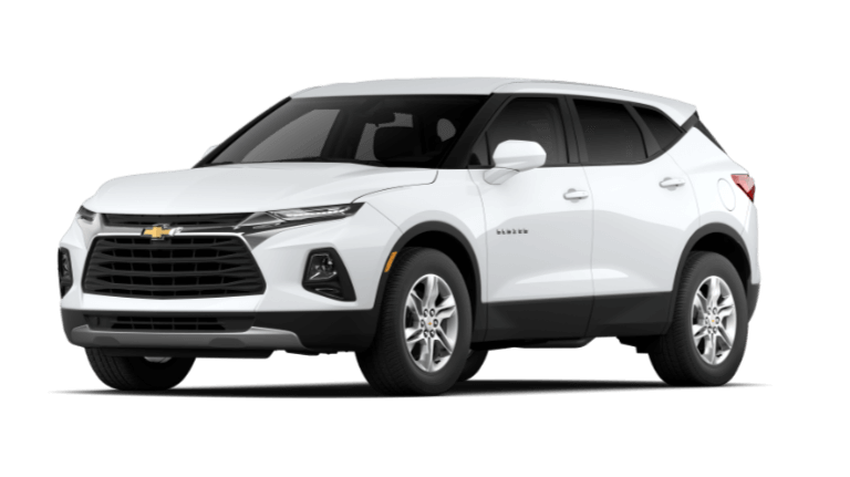 Chevy Blazer in white exterior