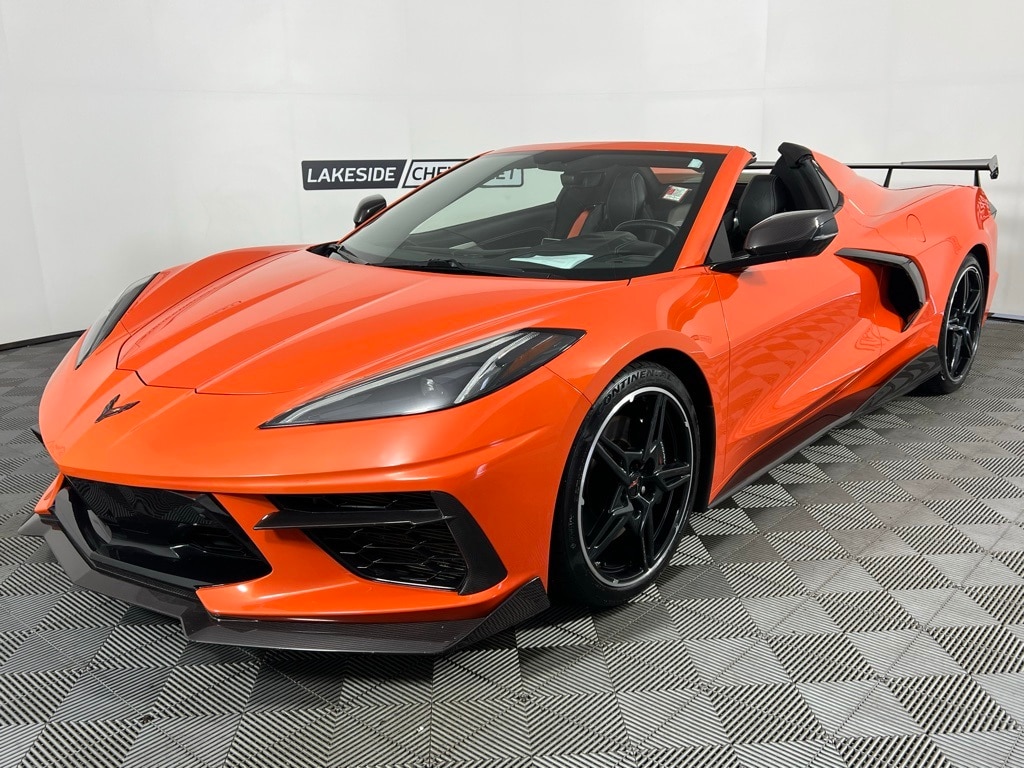 Used 2021 Chevrolet Corvette 3LT with VIN 1G1YC3D43M5106131 for sale in Warsaw, IN