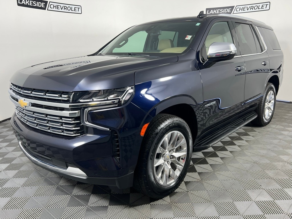 Used 2021 Chevrolet Tahoe Premier with VIN 1GNSKSKD6MR441803 for sale in Warsaw, IN