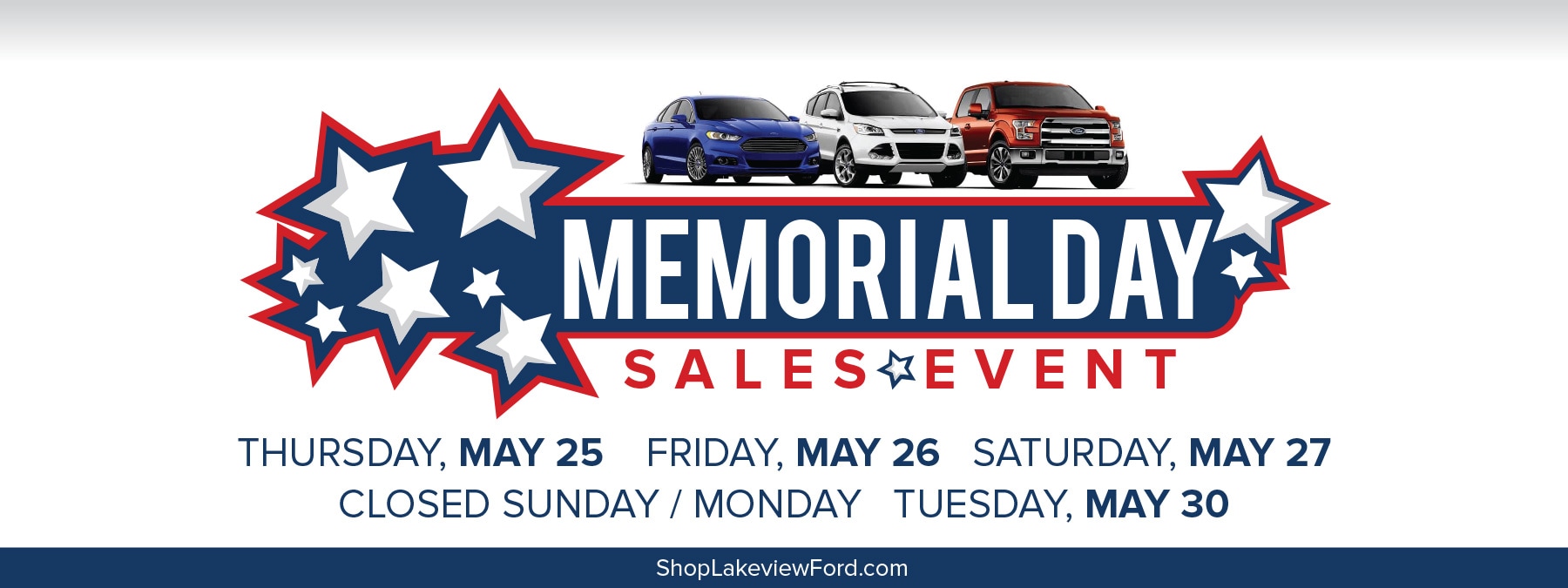Memorial Day Sales Event Lakeview FordLincoln Inc.