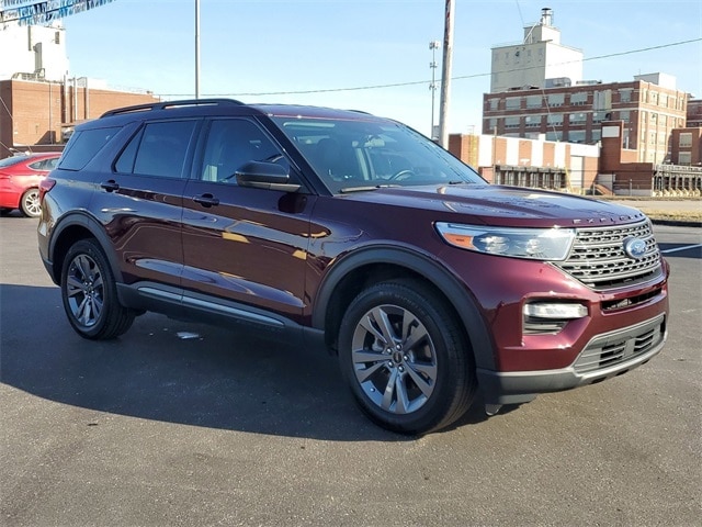 Certified 2022 Ford Explorer XLT with VIN 1FMSK8DH7NGA57727 for sale in Battle Creek, MI