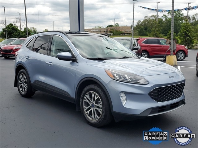 Used 2022 Ford Escape SEL with VIN 1FMCU9H90NUA59554 for sale in Battle Creek, MI