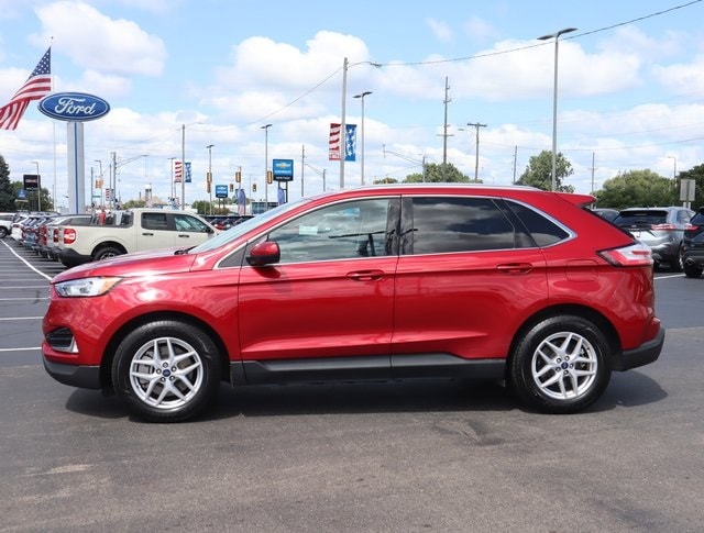 Used 2021 Ford Edge SEL with VIN 2FMPK4J94MBA04937 for sale in Battle Creek, MI