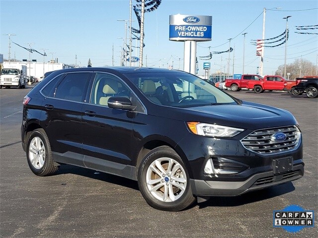 Used 2020 Ford Edge SEL with VIN 2FMPK4J95LBA33684 for sale in Battle Creek, MI
