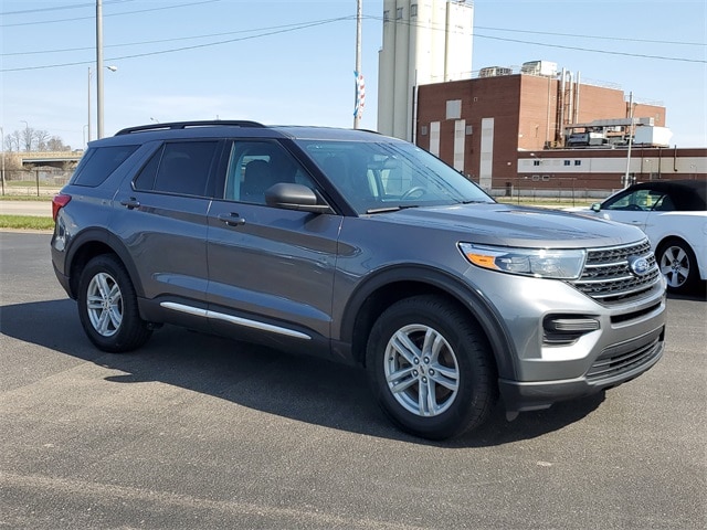 Certified 2023 Ford Explorer XLT with VIN 1FMSK8DH5PGC10673 for sale in Battle Creek, MI