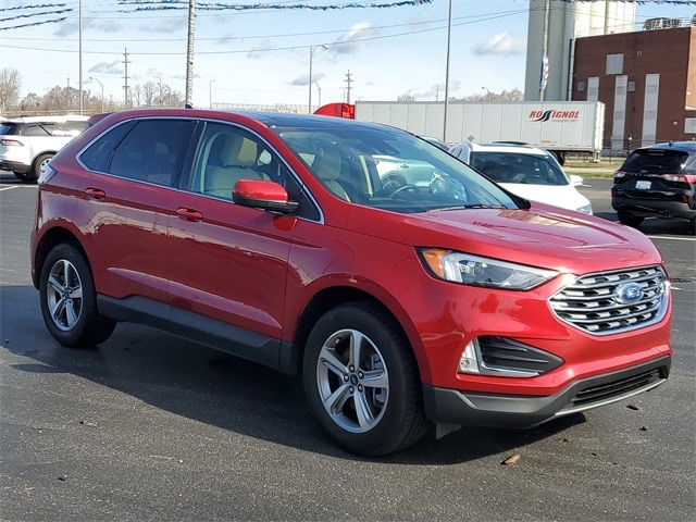 Used 2022 Ford Edge SEL with VIN 2FMPK4J92NBB14161 for sale in Battle Creek, MI