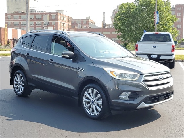 Used 2018 Ford Escape Titanium with VIN 1FMCU9J96JUA41421 for sale in Battle Creek, MI