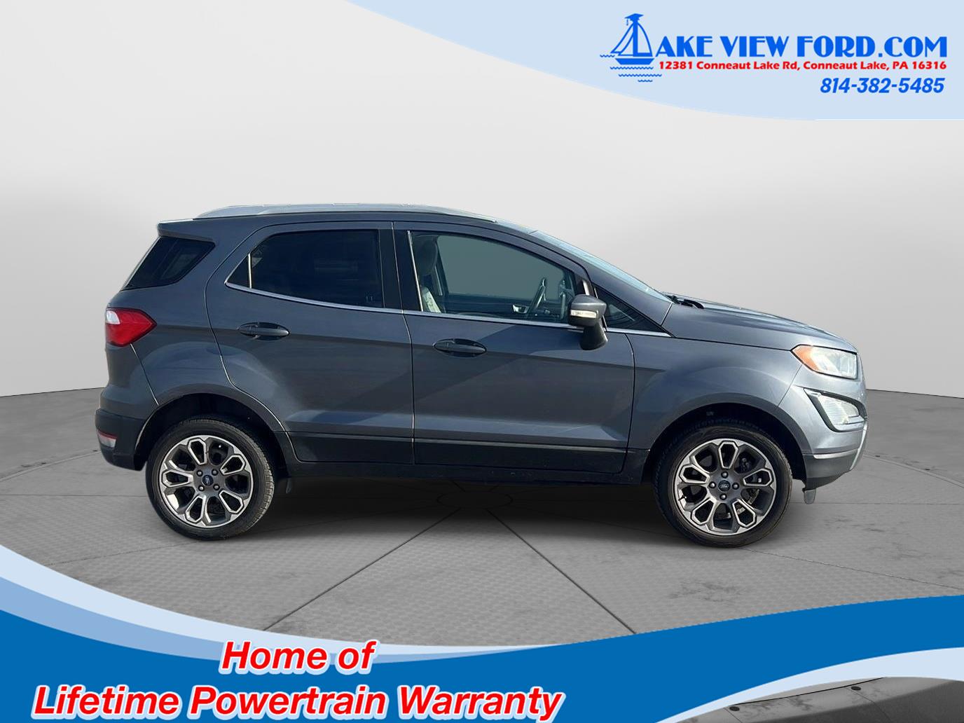 Used 2018 Ford Ecosport Titanium with VIN MAJ6P1WLXJC182339 for sale in Conneaut Lake, PA