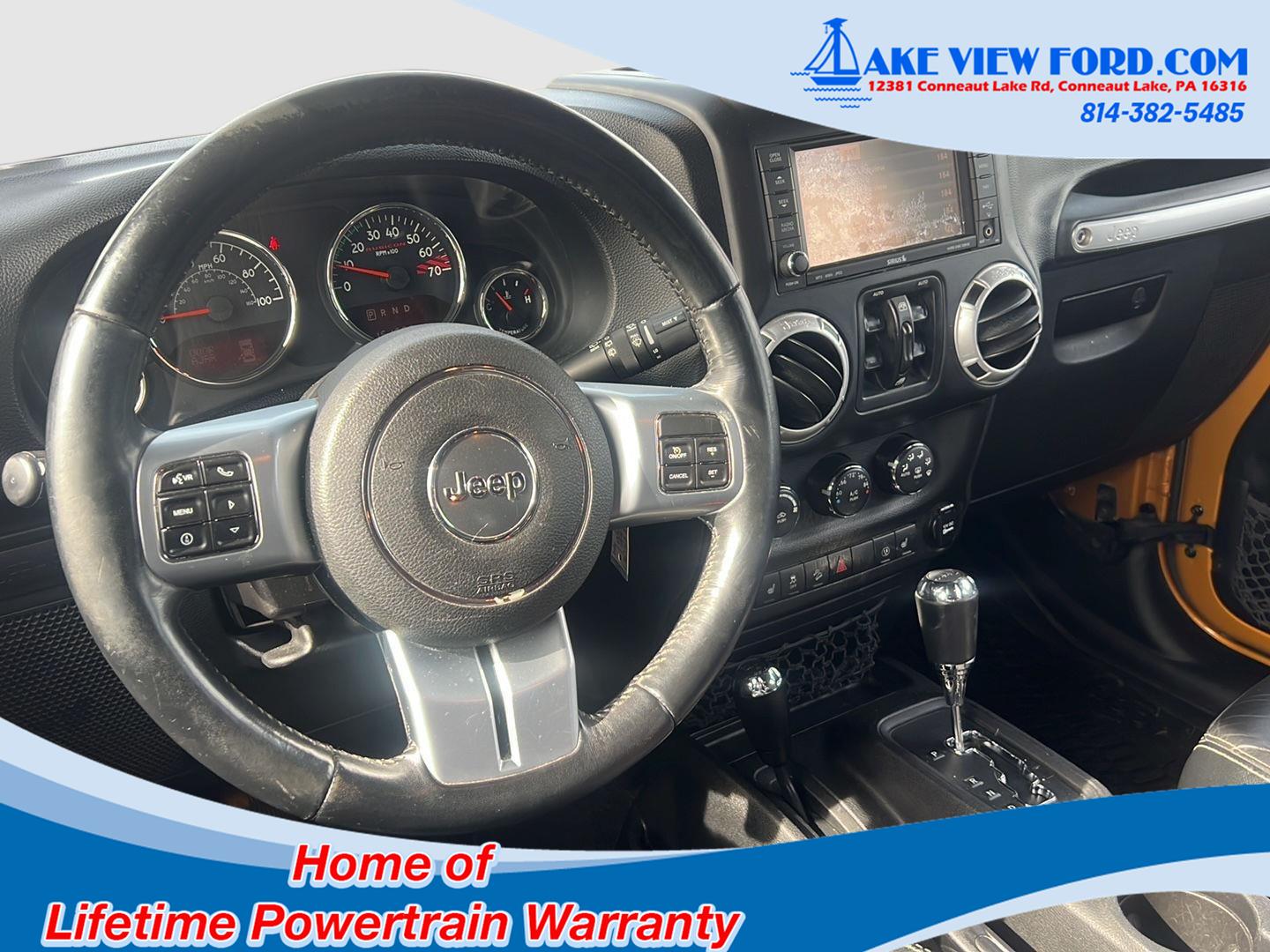 Used 2014 Jeep Wrangler Unlimited Rubicon X with VIN 1C4BJWFG4EL168761 for sale in Conneaut Lake, PA