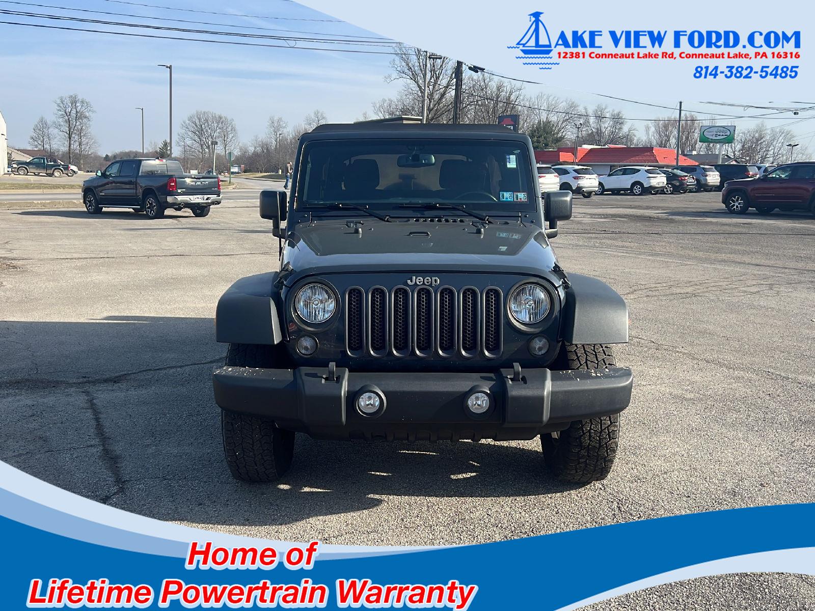 Used 2017 Jeep Wrangler Unlimited Sport S with VIN 1C4BJWDG0HL572793 for sale in Conneaut Lake, PA