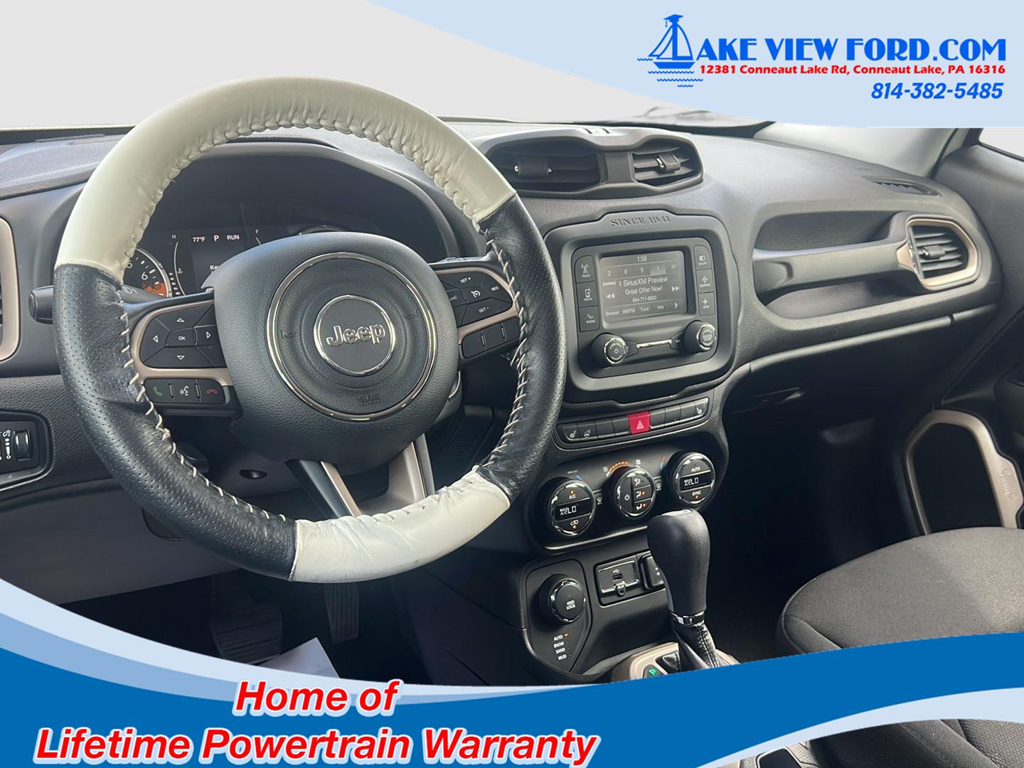Used 2017 Jeep Renegade Latitude with VIN ZACCJBBBXHPE54086 for sale in Conneaut Lake, PA