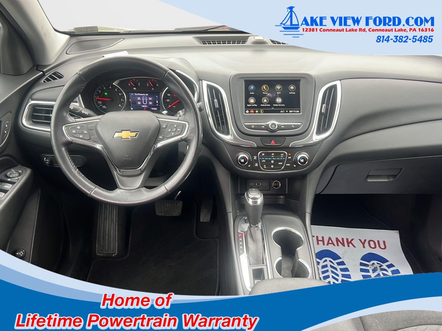 Used 2019 Chevrolet Equinox LT with VIN 3GNAXUEV1KS507620 for sale in Conneaut Lake, PA